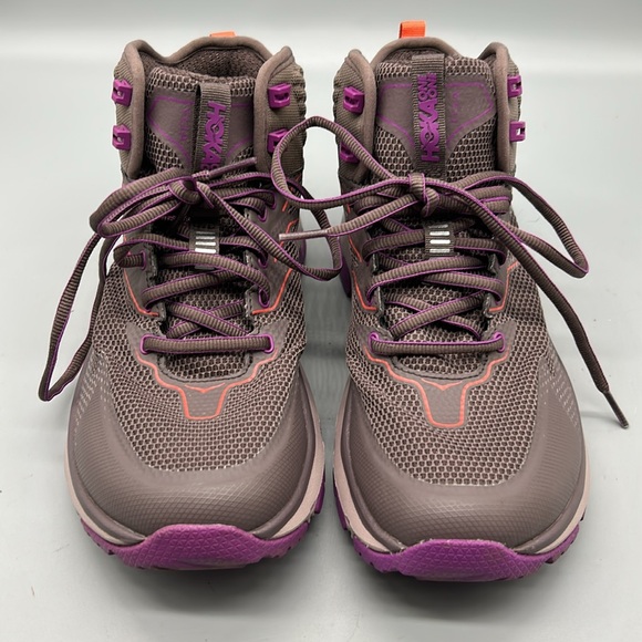 AMAZING CONDITION HOKA One One Toa GTX Hiking Shoes Women's Size 7 Plum - Picture 4 of 7
